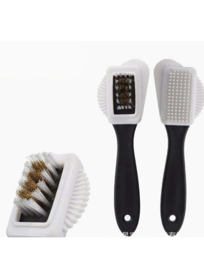 MS MIN Shoe Brushes for Leather & Suede Shoes – Multi-Surface Cleaning Brush for Boots, Sneakers & Footwear Care - Image 2