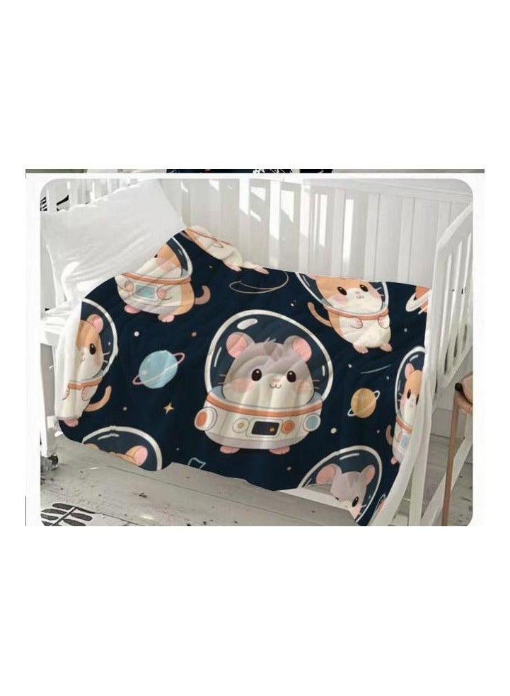 general Flannel thin blanket (warm and comfortable, suitable for sleep, gaming, dust removal and sandproof) 150cm*200cm - 1179 - Image 3