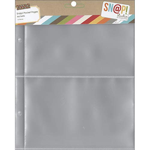 Simple Stories 6x8-inch Page Protectors with (2) 4x6-inch Divided Pockets, 10-Pack - Image 3