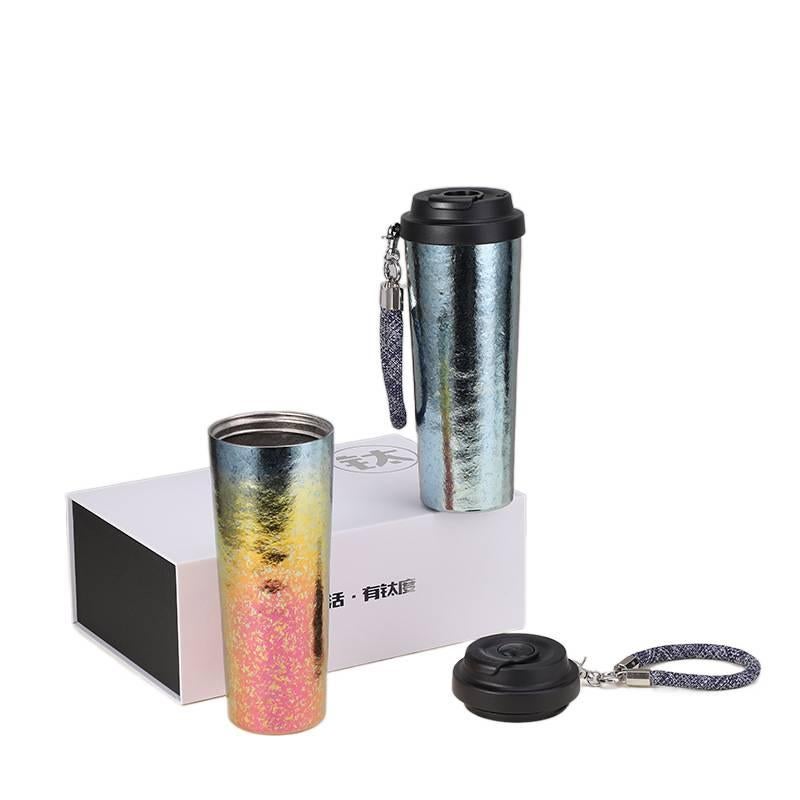 كوب قهوة للسفر بمقبض سهل الحمل وغطاء بشفاط، أسود، 700 ml، مناسب للتنقل باللون الأسود مع غطاء بقشة مع مقبض عملي للاستخدام المتكرر خفيف الحمل للمكتب - Image 5