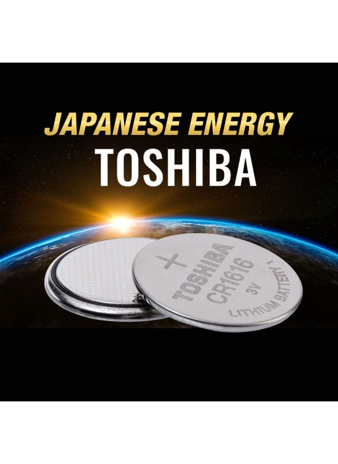 Toshiba - عبوة من 5 - بطارية عملة ليثيوم 3V CR1616 - Image 1