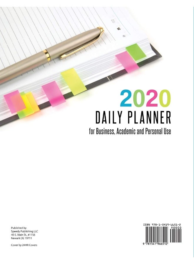 2020 Daily Planner for Business, Academic and Personal Use  - Image 2