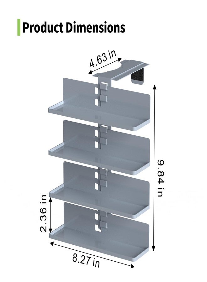 aismile Flavor Storage Holder Compatible With Ninja Thirsti Max, Side-mounted 4-tier flavore water drops organiser, space-saving design, easy to access,Holds 20 Flavore Water Drops - Image 3