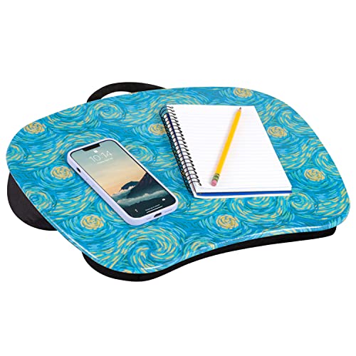 LAPGEAR MyStyle Portable Lap Desk with Cushion - Starry Blue - Fits up to 15.6 Inch Laptops - Style No. 45339 - Image 1