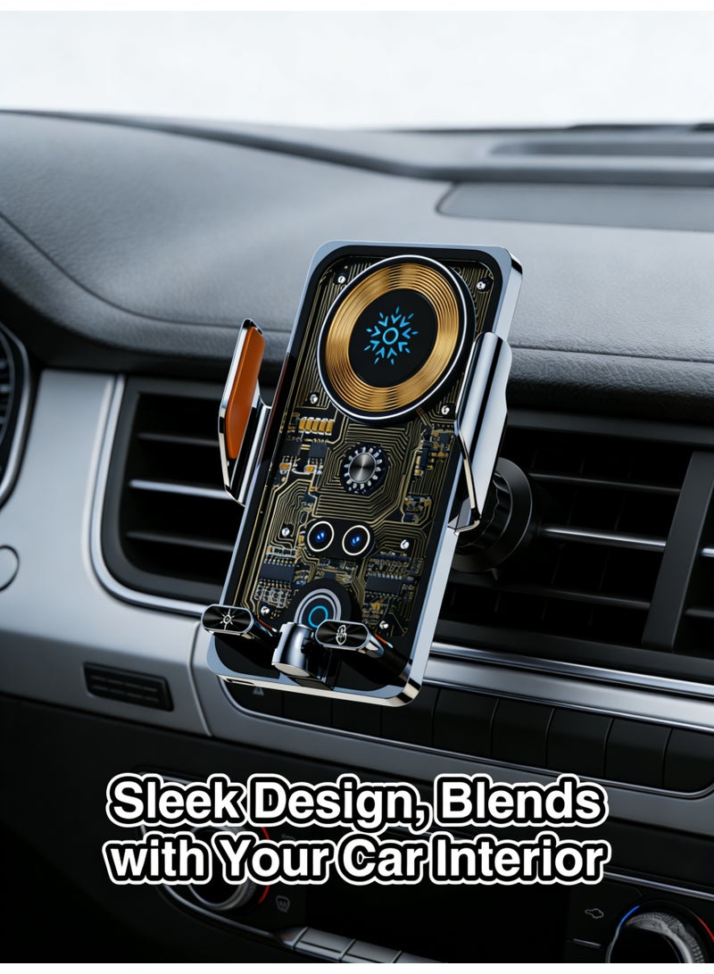 【Speed Player】Heat Dissipation Wireless Charging Mount | Ultra-Fast Response Infrared Sensing | Ultra-Fast Charging Technology | Essential Car Equipment for Mobile Gamers - Image 1