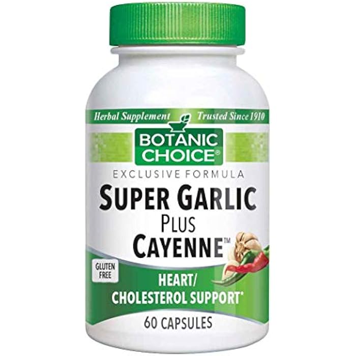 Botanic Choice Super Garlic Plus Cayenne, 60 Capsules - Image 1