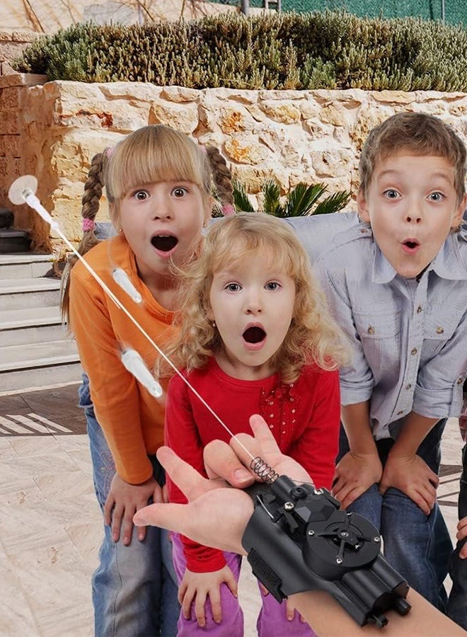 أورجنيزر لعبة إطلاق خيوط العنكبوت، أدوات رائعة لرماة الشبكات، بكرة من الحرير الحقيقي، ألعاب ممتعة رائعة للرجال والأطفال (داكنة) - Image 5