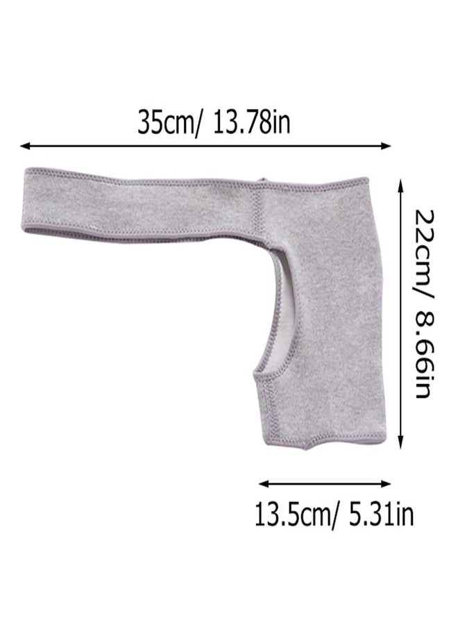 VICASKY Adjustable Shoulder Support Brace - 1PC Compression Sleeve with Stabilizing Strap for Gym, Fitness & Athletic Injury Prevention, Pain Relief & Warmth, Unisex for Men & Women - Image 4