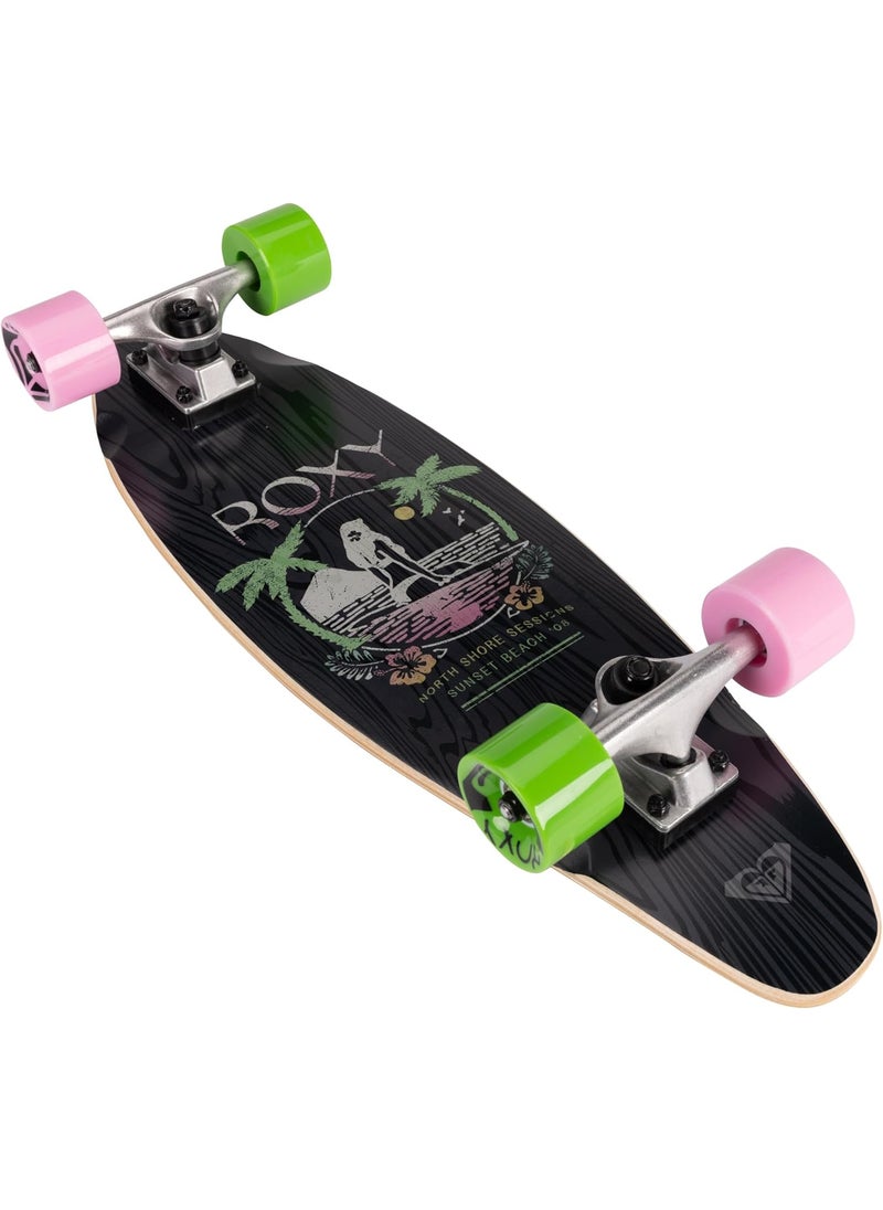 Roxy Roxy Mini Pintail Cruiser Skateboard Islands 25 Inches  Perfect for Boys Girls and Kids Ages 8  Stylish Durable Skateboard for Young Riders and Beginners  - Image 4