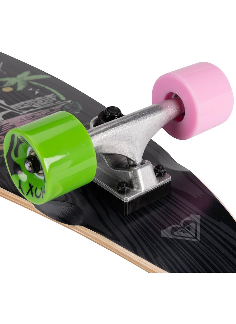 Roxy Roxy Mini Pintail Cruiser Skateboard Islands 25 Inches  Perfect for Boys Girls and Kids Ages 8  Stylish Durable Skateboard for Young Riders and Beginners  - Image 2