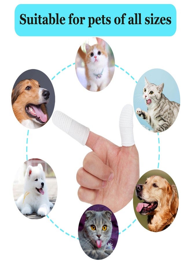 PenVinoo 30 PCS Dog & Cat Toothbrush - Washable, Comfortable & Durable 2 Finger Toothbrush Set - Image 4
