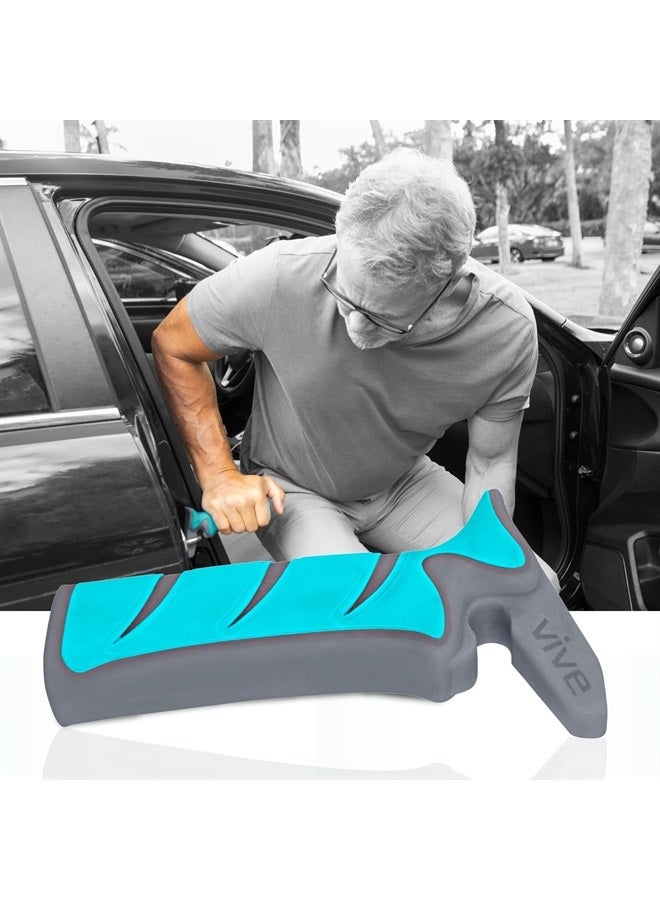 VIVE مساعد مقبض السيارة لكبار السن - قفل مقاوم للخدش - دعم عصا للسيارة - نصيحة سلامة الحركة للوقوف لمساعدتك على الخروج - جهاز مساعد محمول لكبار السن وذوي الاحتياجات الخاصة - Image 1