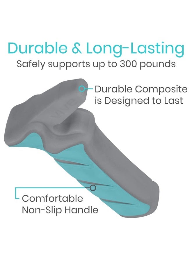 VIVE مساعد مقبض السيارة لكبار السن - قفل مقاوم للخدش - دعم عصا للسيارة - نصيحة سلامة الحركة للوقوف لمساعدتك على الخروج - جهاز مساعد محمول لكبار السن وذوي الاحتياجات الخاصة - Image 5