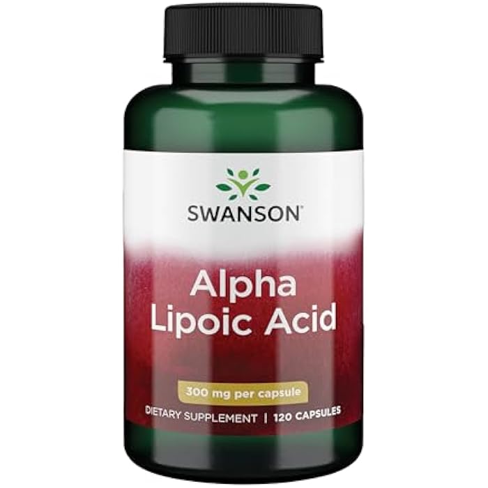 Swanson Alpha Lipoic Acid Health Supplement 300 mg 120 Capsules - Image 1