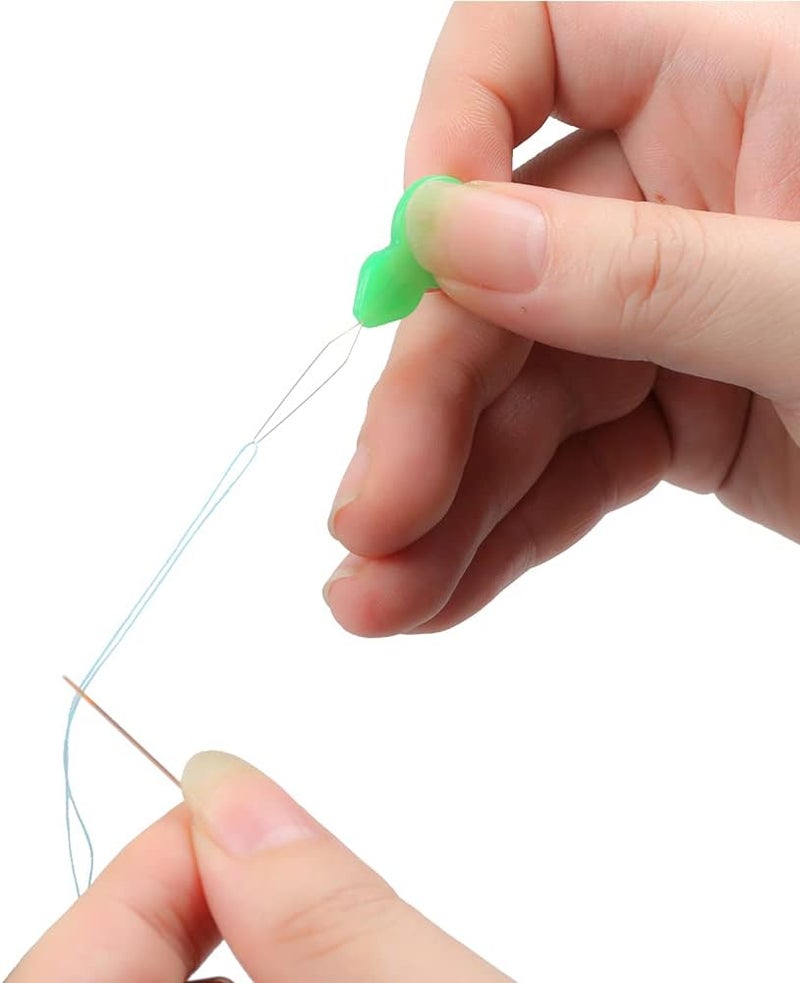 Eketirry Plastic Needle threaders, 35pcs Needle Threader Hand Machine Sewing Tool for Sewing Crafting, Knitting Craft, Quilting, DIY Art, Color Random (35) - Image 5