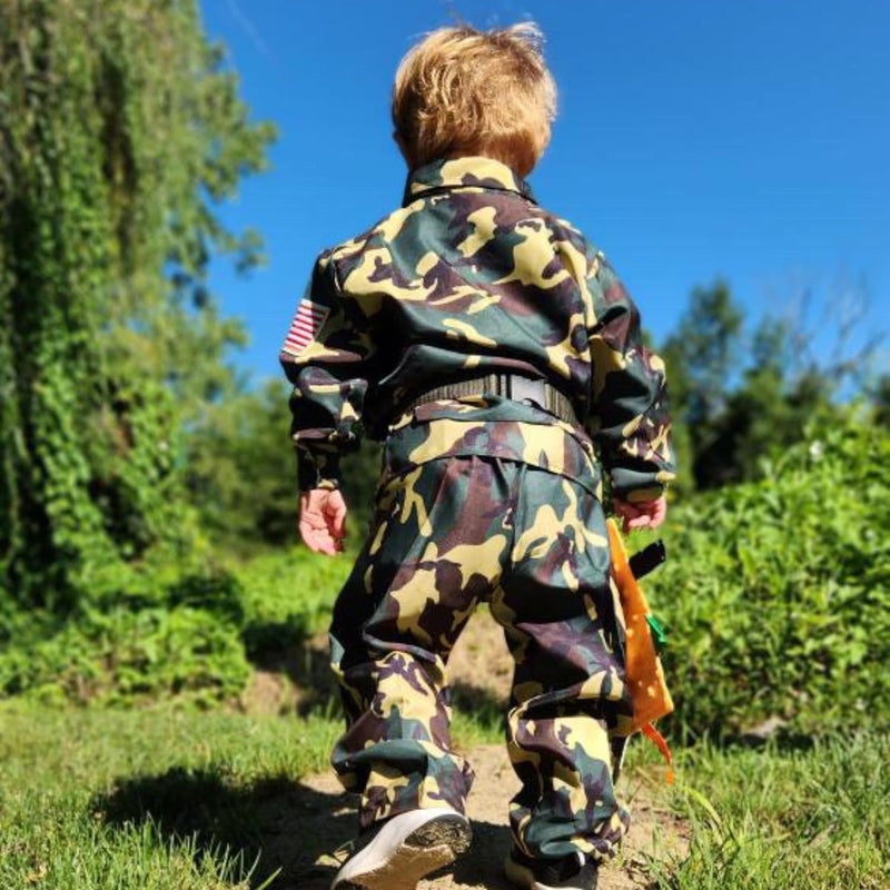 The Learning Lovey Baby Jack  Co 8x8 Hunting Camo Lovey Tag Toys  Baby Crinkle Toys  Crinkle Toys for Baby  Soft  Safe  Learn Shapes  Colors  Ideal Baby Toy  BPA Free wStroller Clip - Image 5