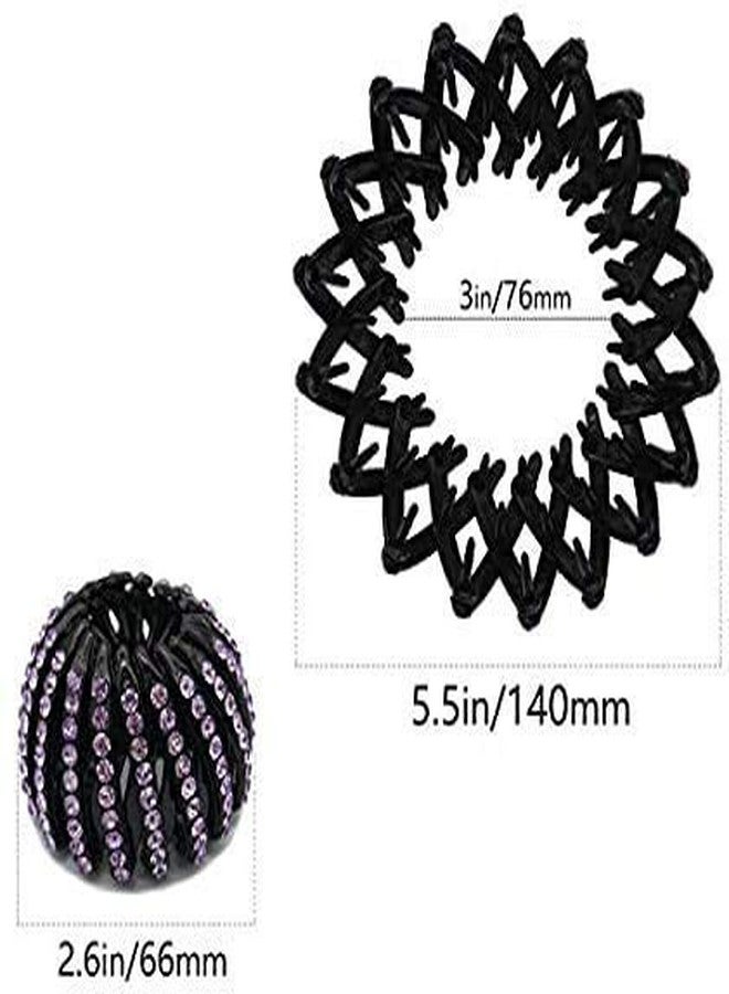 TREXEE Bird Nest Hair Accessories Hair Bun Maker Ponytail Clutchers Golden Nest Hair Clips Minimalist Dainty Juda Hair Bun Ponytail Holder Hair Tie Bun for Women (Pack of 4) - Image 3