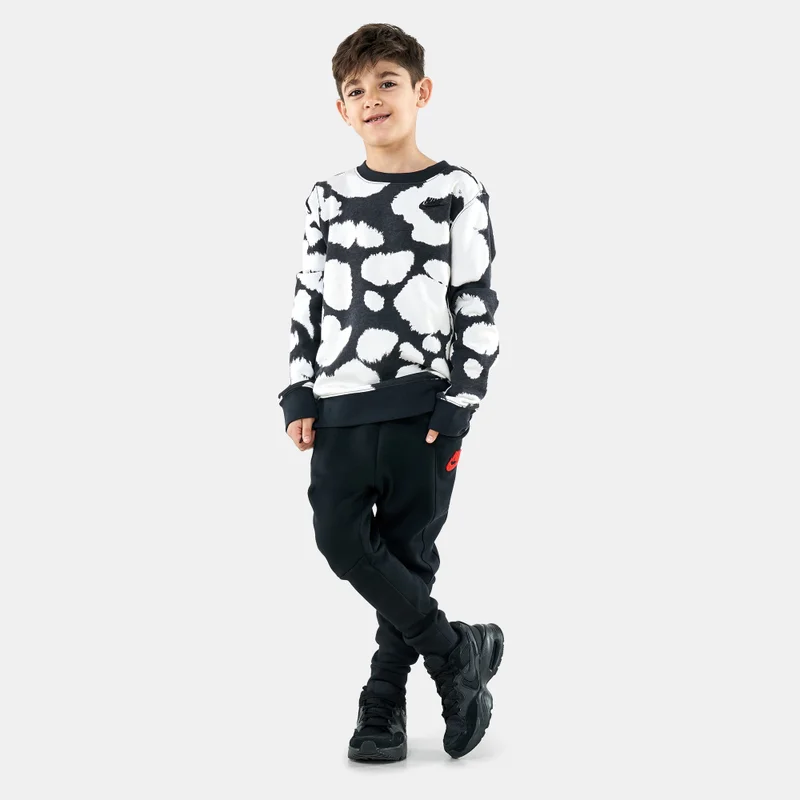 Nike Kids' Sportswear Allover Print Crew Sweatshirt