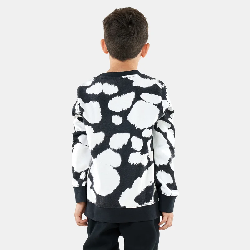 Nike Kids' Sportswear Allover Print Crew Sweatshirt