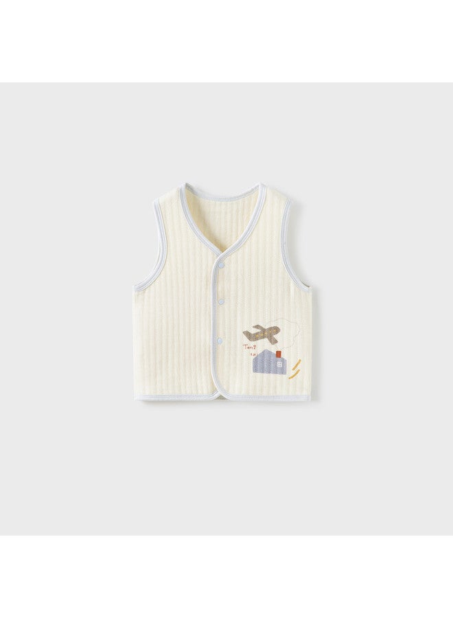 Tongtai Baby Vest Autumn Winter Pure Cotton Warm Boys Girls Baby Clothes Vest Waistcoat Outerwear Top - Image 2