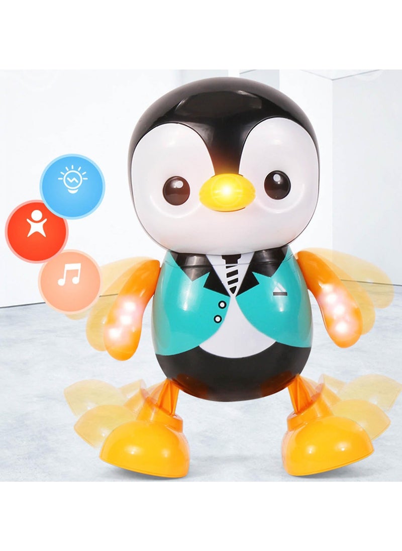 Jomo Store - Charming Realistic Penguin Toys with Singing & Dancing Baby Crawling Robot, 360-Degree Rotation, and Interactive Playtime - Image 1