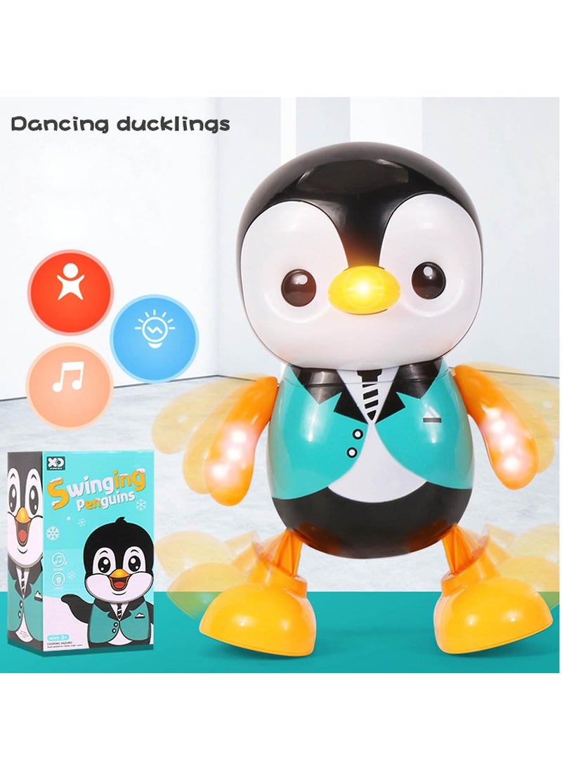 Jomo Store - Charming Realistic Penguin Toys with Singing & Dancing Baby Crawling Robot, 360-Degree Rotation, and Interactive Playtime - Image 1