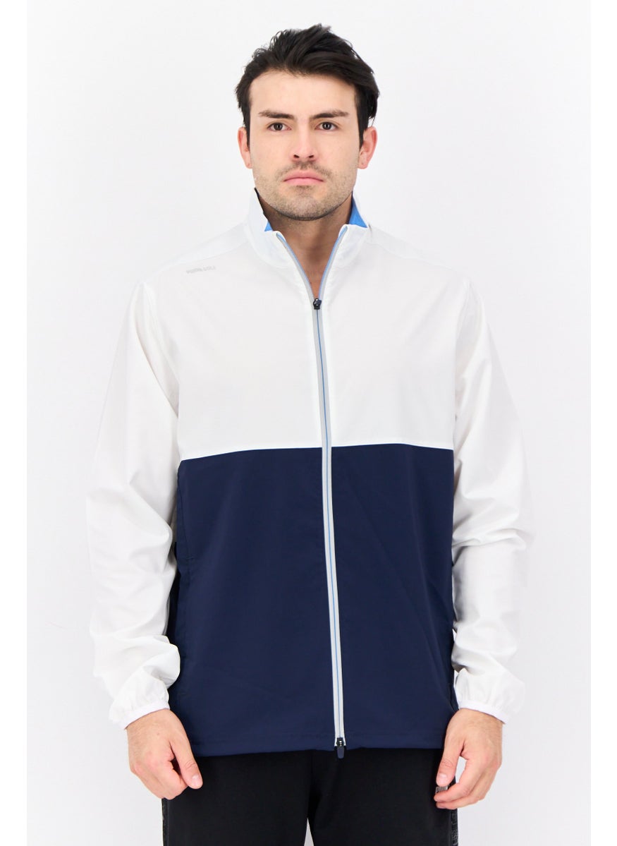 PUMA Men Sportswear Fit Long Sleeves Training Jacket, White  - Image 1