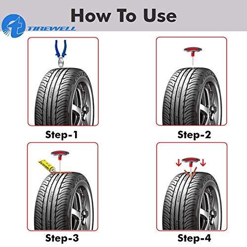 TIREWELL TW-5005 10 in 1 Tubeless Tyre Puncture Kit (TW-5005) - Image 3