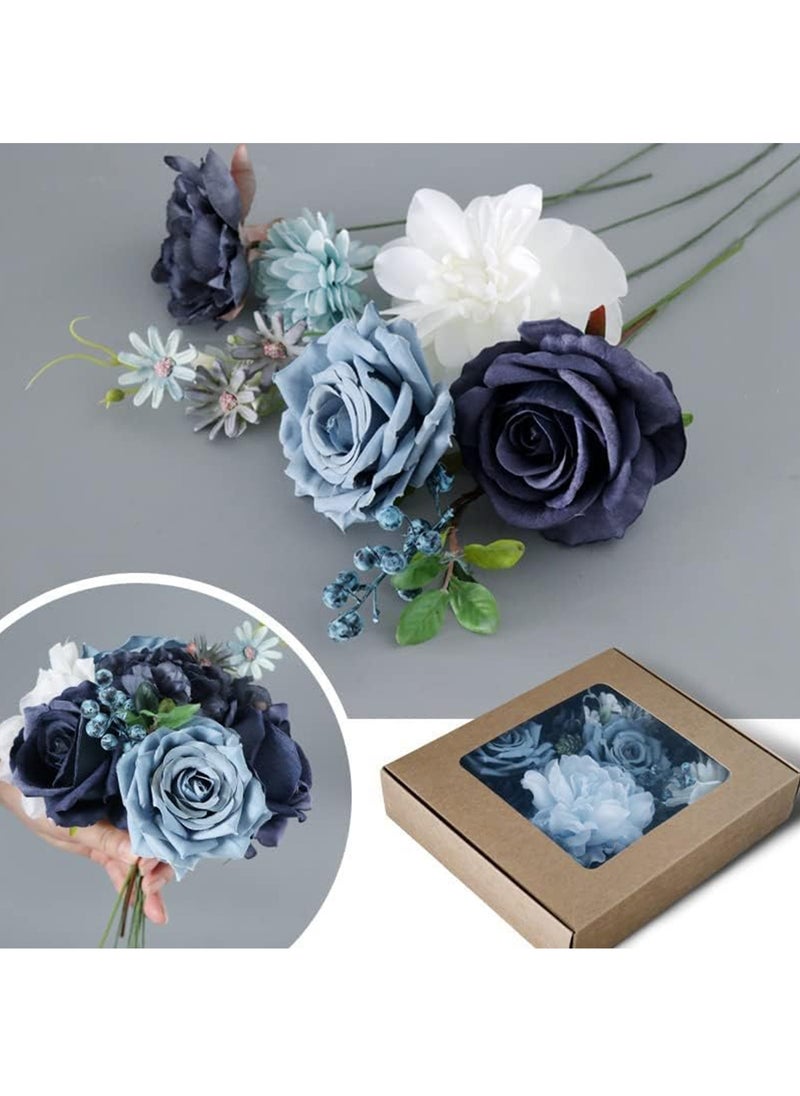 Artificial Flowers Combo Box Silk Fake Artificial Flower for DIY Wedding Cake Topper Floral Arrangements Faux Flower Centerpieces for Table Home Decor - pzsku/ZF124063B70399005E800Z/45/_/1734556203/12cba0e3-0acc-44d2-bf01-e8b09bb60b46