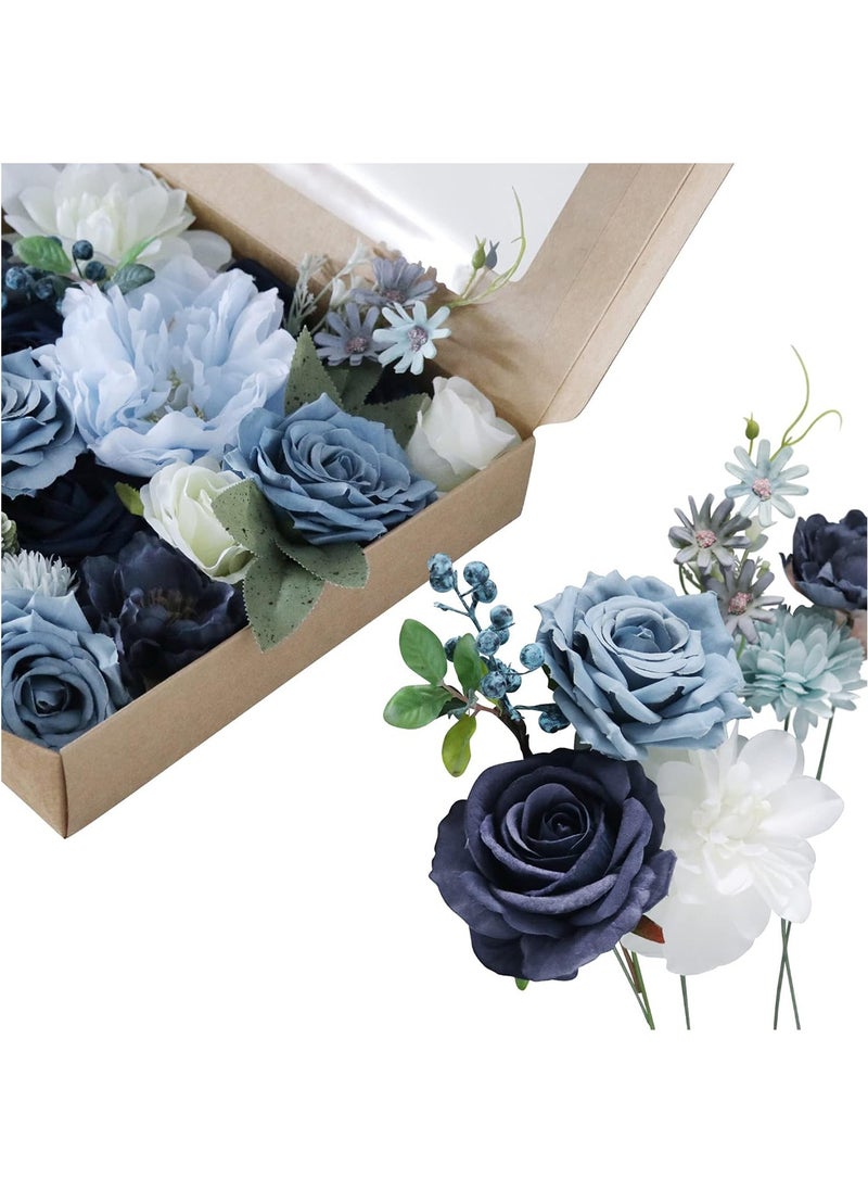 Artificial Flowers Combo Box Silk Fake Artificial Flower for DIY Wedding Cake Topper Floral Arrangements Faux Flower Centerpieces for Table Home Decor - pzsku/ZF124063B70399005E800Z/45/_/1734556205/bdea0ec7-2927-475a-a270-8cdda65da890