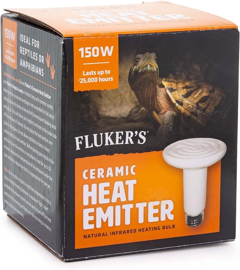 Fluker's 150W Ceramic Heat Emitter for Reptiles - Natural Infrared Heating Bulb - Image 2