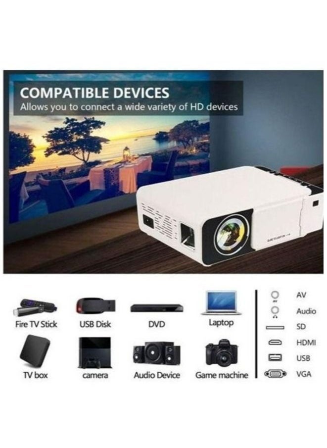 borrego Borrego T5 Portable WIFI LED Mini Projector 2200 Lumens 30K Hours Multicolor  - Image 5