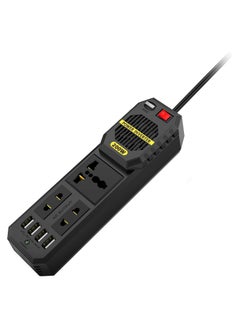 Generic Stark Plus Car Power Inverter 200W With 4 USB-A Ports 3.1A Quick Charge DC 12V To AC 110V  - Image 1