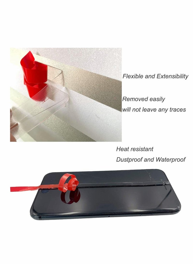 SYOSI Acrylic Double Sided Adhesive Tape, Removable, Waterproof Clear Heat Resistant High Bond Tape For Car Decor, Wall, Glass Mounting Electronics Repair Tape (2 Rolls, 1MM Thick, 3 Meters Long) - Image 3