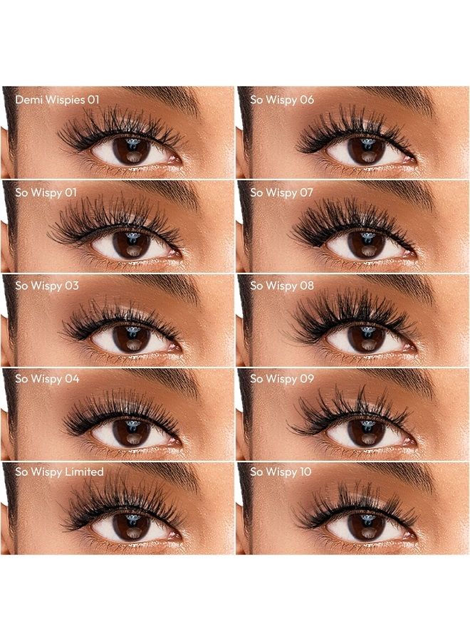 KISS أفضل 10 رموش صناعية من iENVY من KISS So Wispy Collection رموش طبيعية ودرامية مصنوعة من الشعر البشري