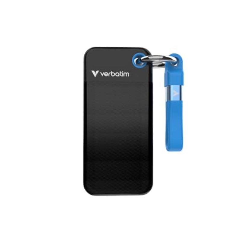 2TB Pocket SSD USB 3.2 Gen 2 Speed up to 1000MB/s with Keyring - Image 1