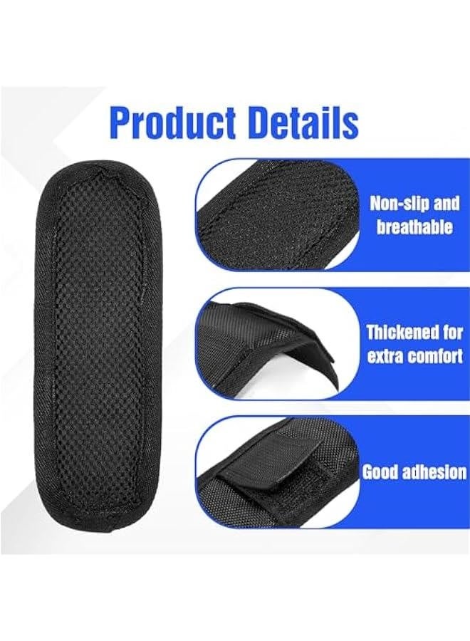 Generic 2PCS Shoulder Strap Pads, Removable Backpack Strap Pads Black Thick and Breathable Fastener Cushion Universal Replacement Shoulder Padded for Luggage Guitar Camera Laptop Bag - Image 4