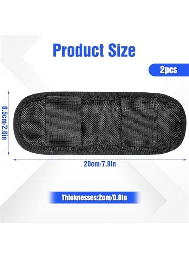 Generic 2PCS Shoulder Strap Pads, Removable Backpack Strap Pads Black Thick and Breathable Fastener Cushion Universal Replacement Shoulder Padded for Luggage Guitar Camera Laptop Bag - Image 5
