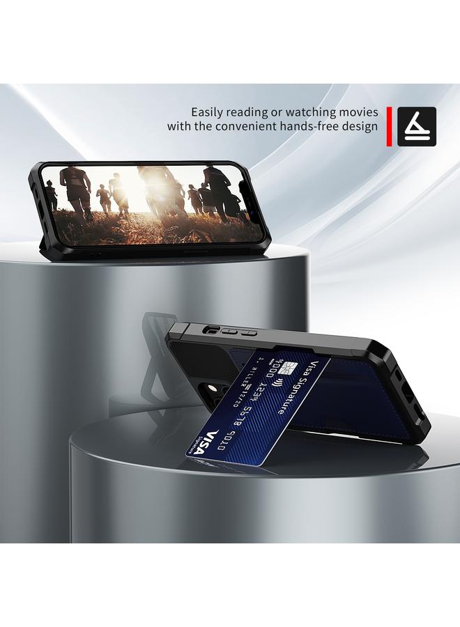 اس-توب جراب هاتف iPhone 13 mini ZM02 مزود بفتحة للبطاقات - Image 4