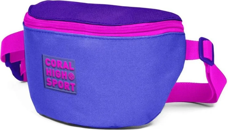 CORAL HIGH Sport Lavender Purple Double Compartment Waist Bag 22613