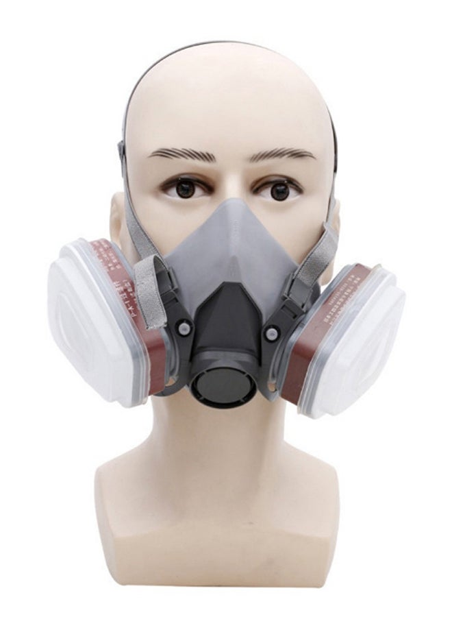 Half Face Painting Spraying Respirator Gas Mask Multicolour - Image 3