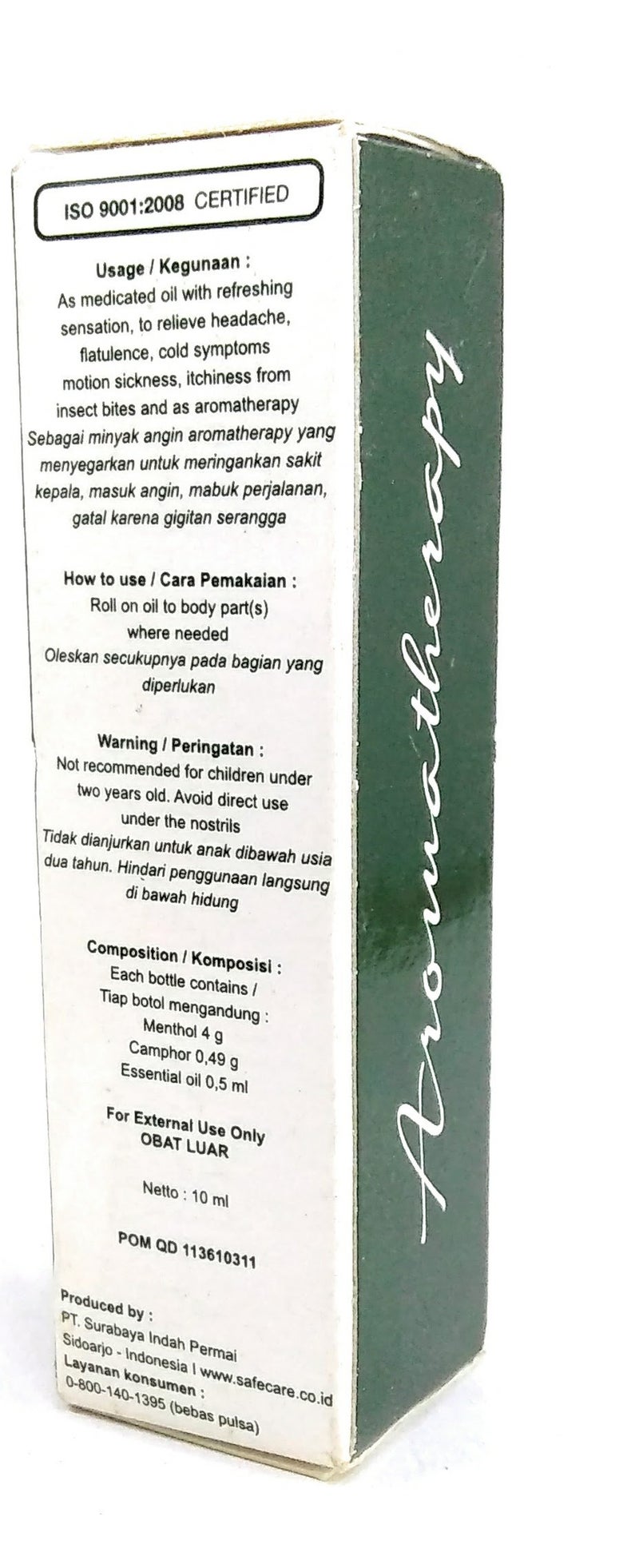 Safecare زيت عطرية منعشة رول أون من سيف كير، 10 مل (عبوة من 6) - Image 3