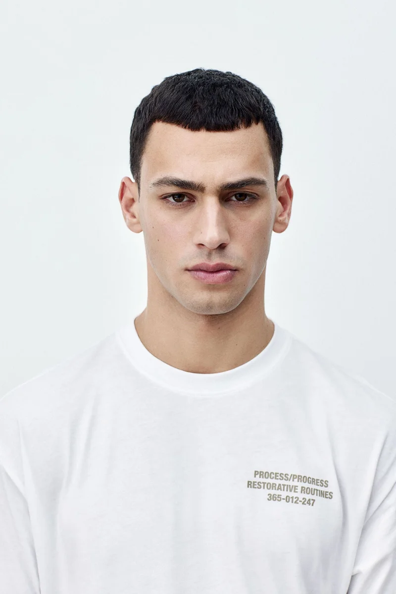 H&M DryMove™ Printed sports T-shirt