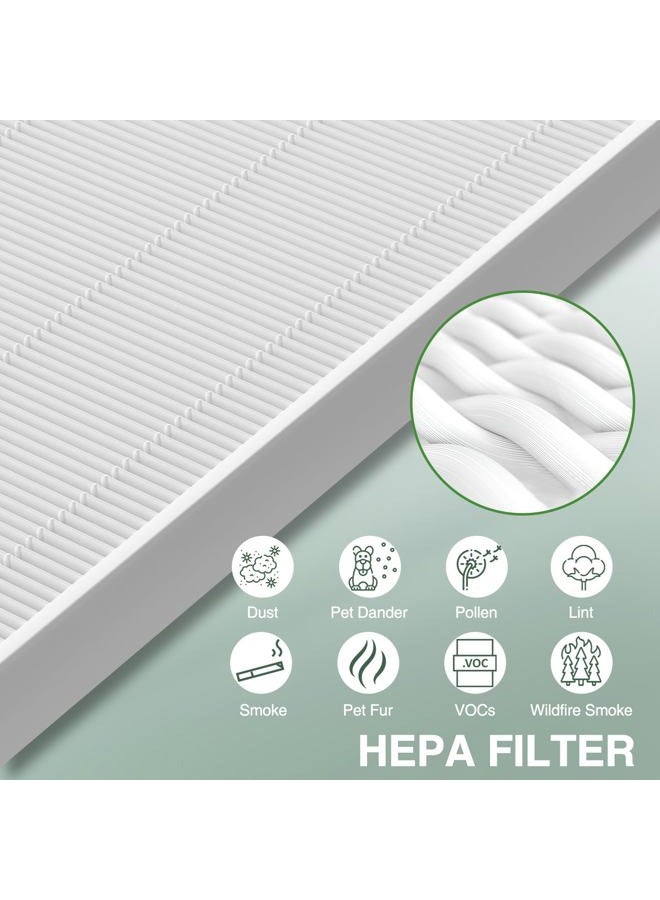 isinlive True HEPA Plus 4 Carbon Replacement Filter A 115115 Size 21 for Winix PlasmaWave air Purifier 5300 6300 5300-2 6300-2 P300 C535 - Image 5