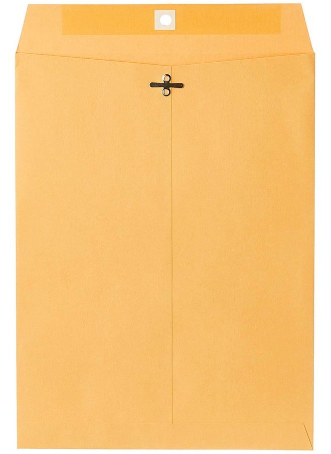 Mead Mead Mailing Envelopes, Clasp Closure, 9" X 12", All-Purpose 24-lb Paper, Brown Kraft Material, 20 per Box (76020)  - Image 3