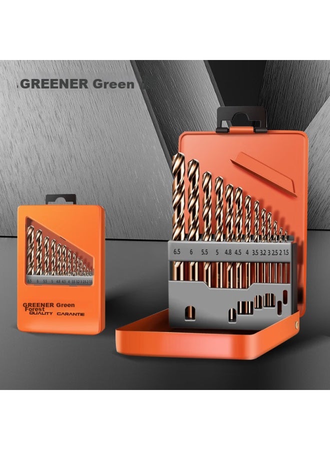 Greener Stainless Steel Special Hole Punching Electric Drill Straight Shank Drill Bit, Metal Quick Hole Twist Drill Bit Set - Image 4