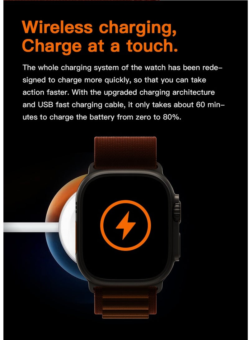 AROAQ T900 Ultra Max 2.1 Inch Smart Watch and Headphones 2 in 1 Wireless Smart Watch with Headphones - Image 5