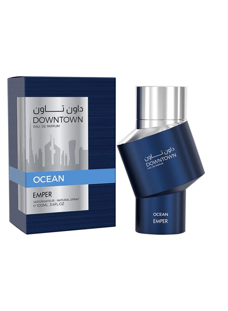 emper DownTown Ocean Eau De Parfum For Men - 100 ML - Image 1