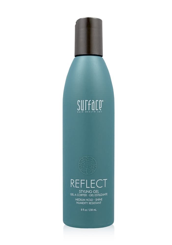 SURFACE Hair Reflect Styling Gel - Humidity Resistant Control and Resilient Shine, 8 oz.