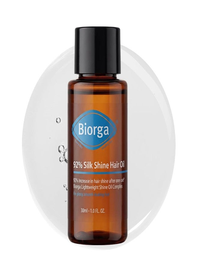 Biorga Silk Repair Hair Oil – Damage Repair & Cuticle Smoothing Oil for Frizz Control and High Shine, Lightweight Hair Serum for Dry and Damaged Hair, 30ml - Image 1